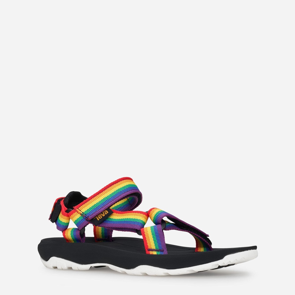 Teva Hurricane XLT2 Rainbow Pride Kids' Multicolor / Black Hiking Sandals CA88279 Canada Clearance